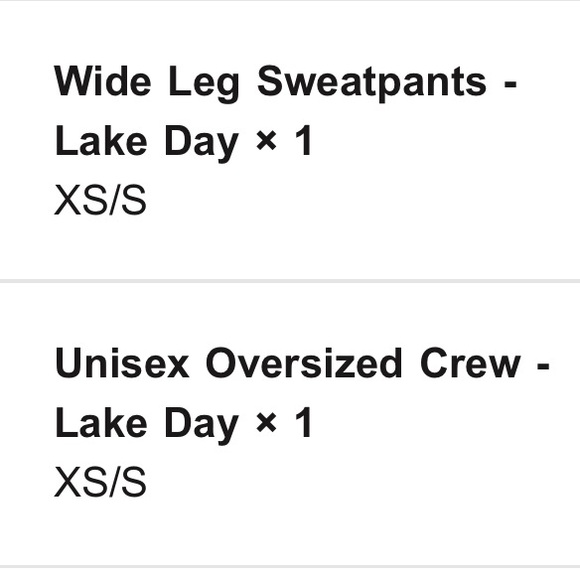 Daily Drills lake day crew neck & wide leg sweatpants - Picture 5 of 6